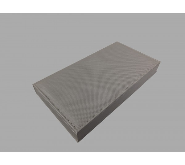 White Grey Presentation Folder 12" x 14" x 1 1/4" H 